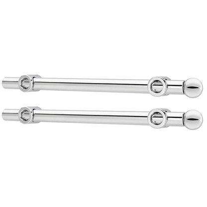Rev-A-Shelf 12" Extendable Metal Closet Valet Rod, Chrome, CVR-12-CR (2 Pack)