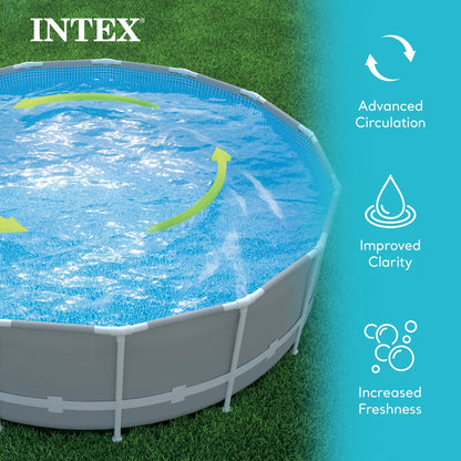 Intex Krystal Clear 2650GPH Sand Filter Pump & OptiFlow Premium Pool Filter Sand