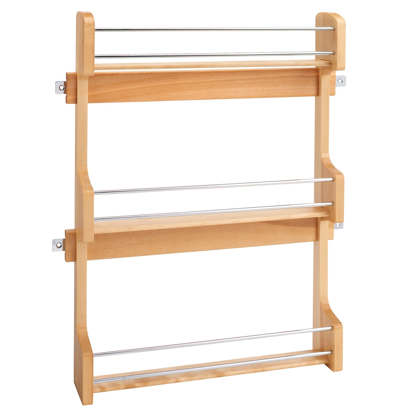 Rev-A-Shelf 21" Kitchen Cabinet Door Mounted 3-Shelf Storage Spice Rack, 4SR-21