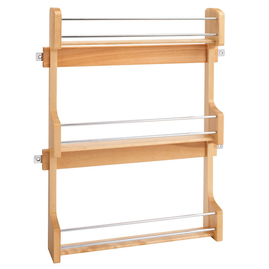 Rev-A-Shelf 21" Kitchen Cabinet Door Mounted 3-Shelf Storage Spice Rack, 4SR-21