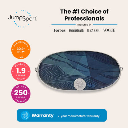 JumpSport Wurf Board Office Standing Desk Anti-Fatigue Mat, Maui Ocean Blue