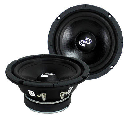 2) Pyle PDMR6 6.5" 600W Car Mid Bass MidRange Woofer Audio Speakers 8 Ohm Black - Find Fresh Goods