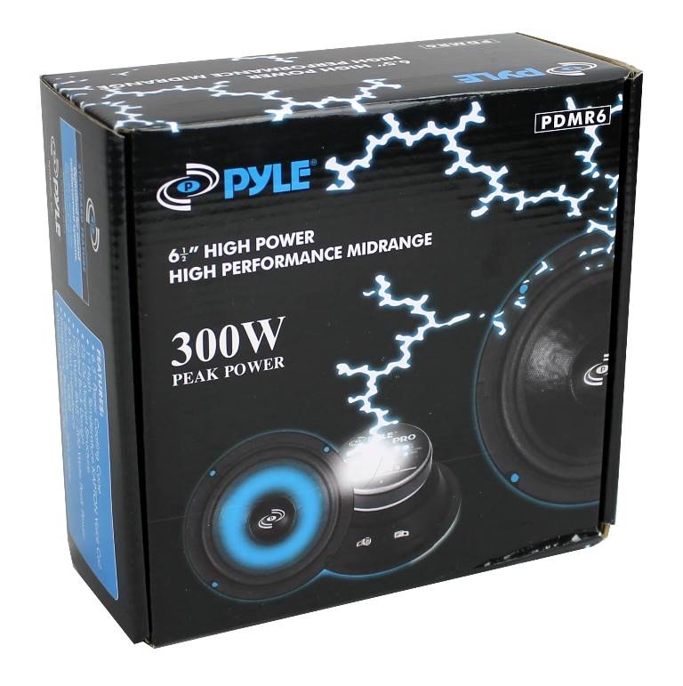 2) Pyle PDMR6 6.5" 600W Car Mid Bass MidRange Woofer Audio Speakers 8 Ohm Black - Find Fresh Goods