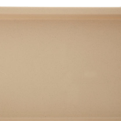 HC Companies Farmhouse Venetian 23.5 In Rectangular Flower Box Saucer, Sandstone