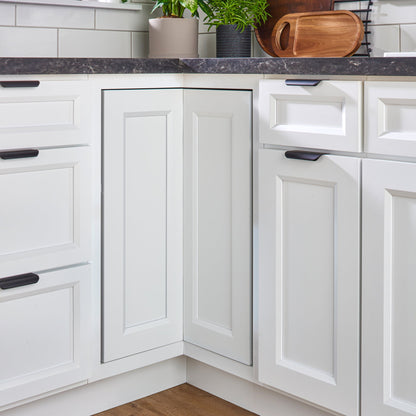 Rev-A-Shelf 28'' Lazy Susan Pie-Cut Polymer 2-Shelf, Almond, 6942-28-15-52