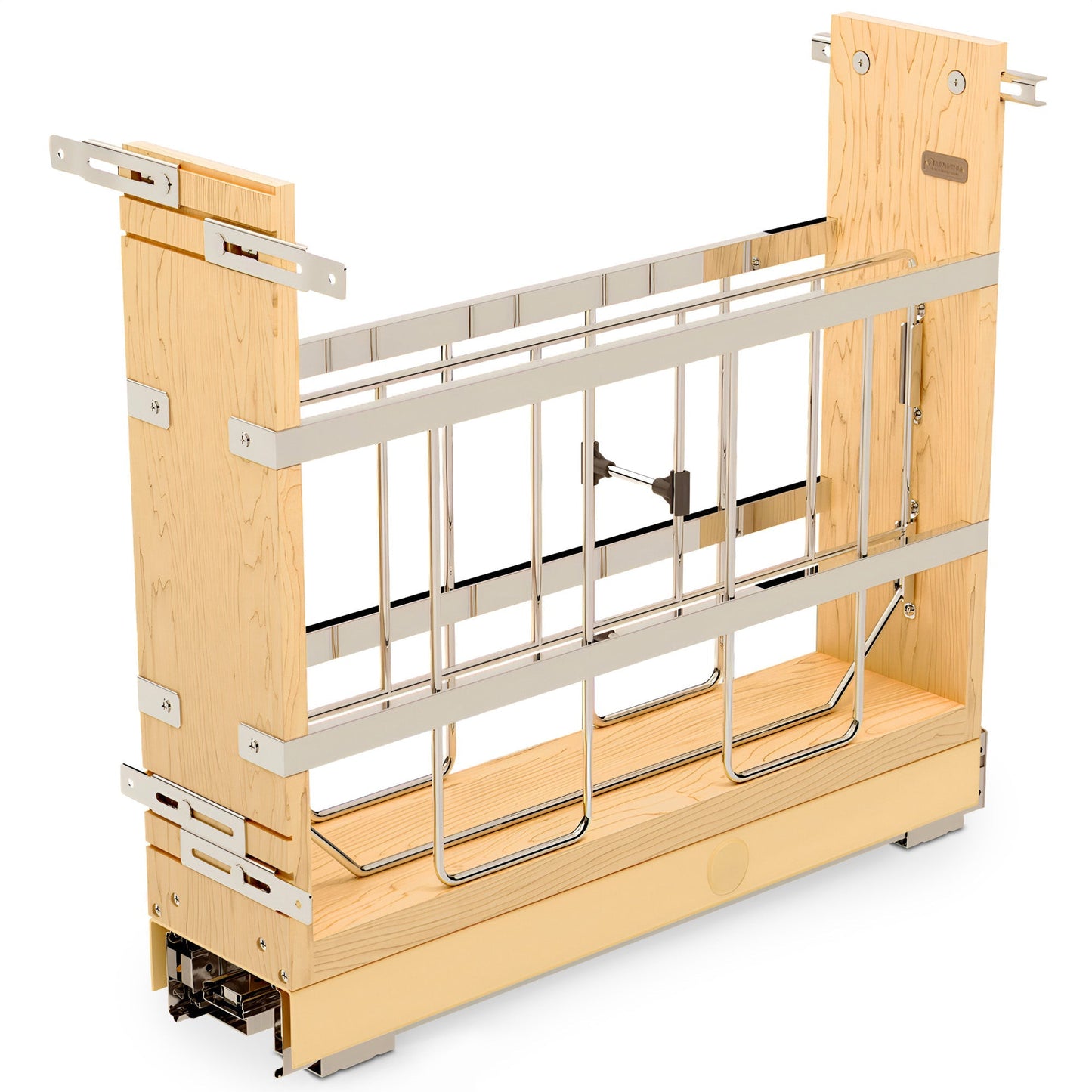 Rev-A-Shelf 5.26" Pullout Cabinet Organizer, Ball-bearing Soft-close, 447-BCBBSC-5C