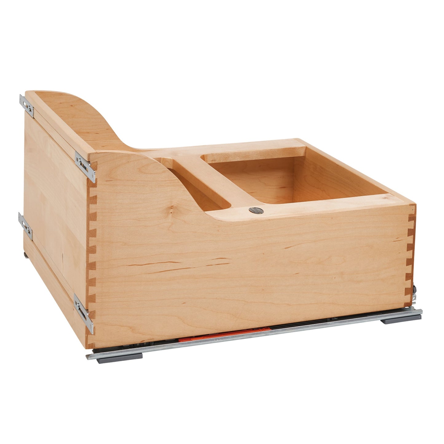 Rev-A-Shelf Dual Pullout Trash Cans 50 qt. with Soft-close Slides, 4WCSC-2150DM-2