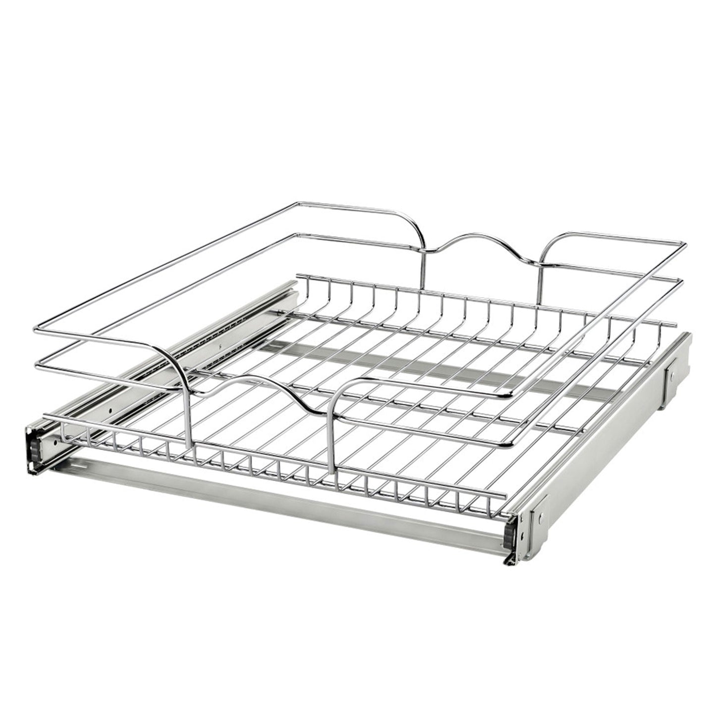 Rev-A-Shelf Pullout Basket Organizer for Kitchen or Vanity Cabinets, 18 x 20 In, 5WB1-1820CR-1