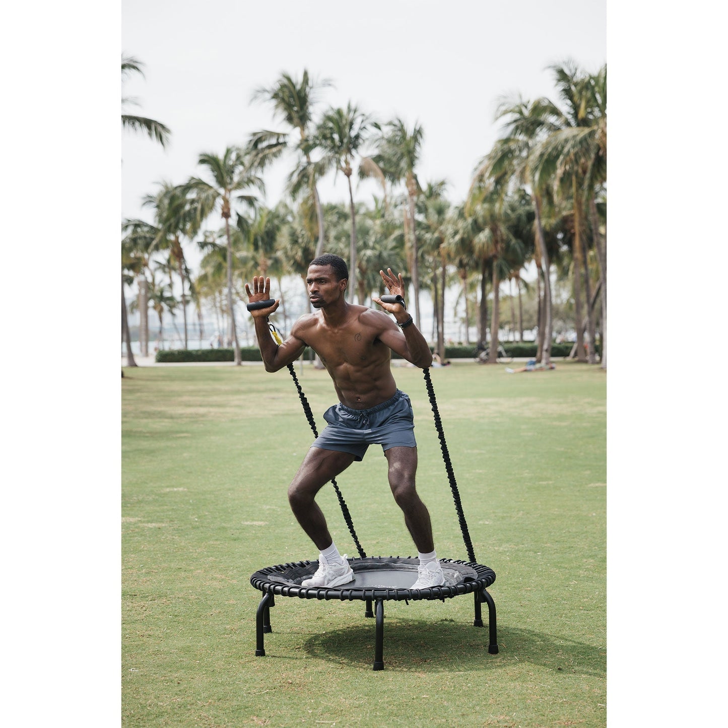 JumpSport 44" ESSENTIAL Fitness Trampoline | Model 430  | 3-piece Frame | Home Series for Adults