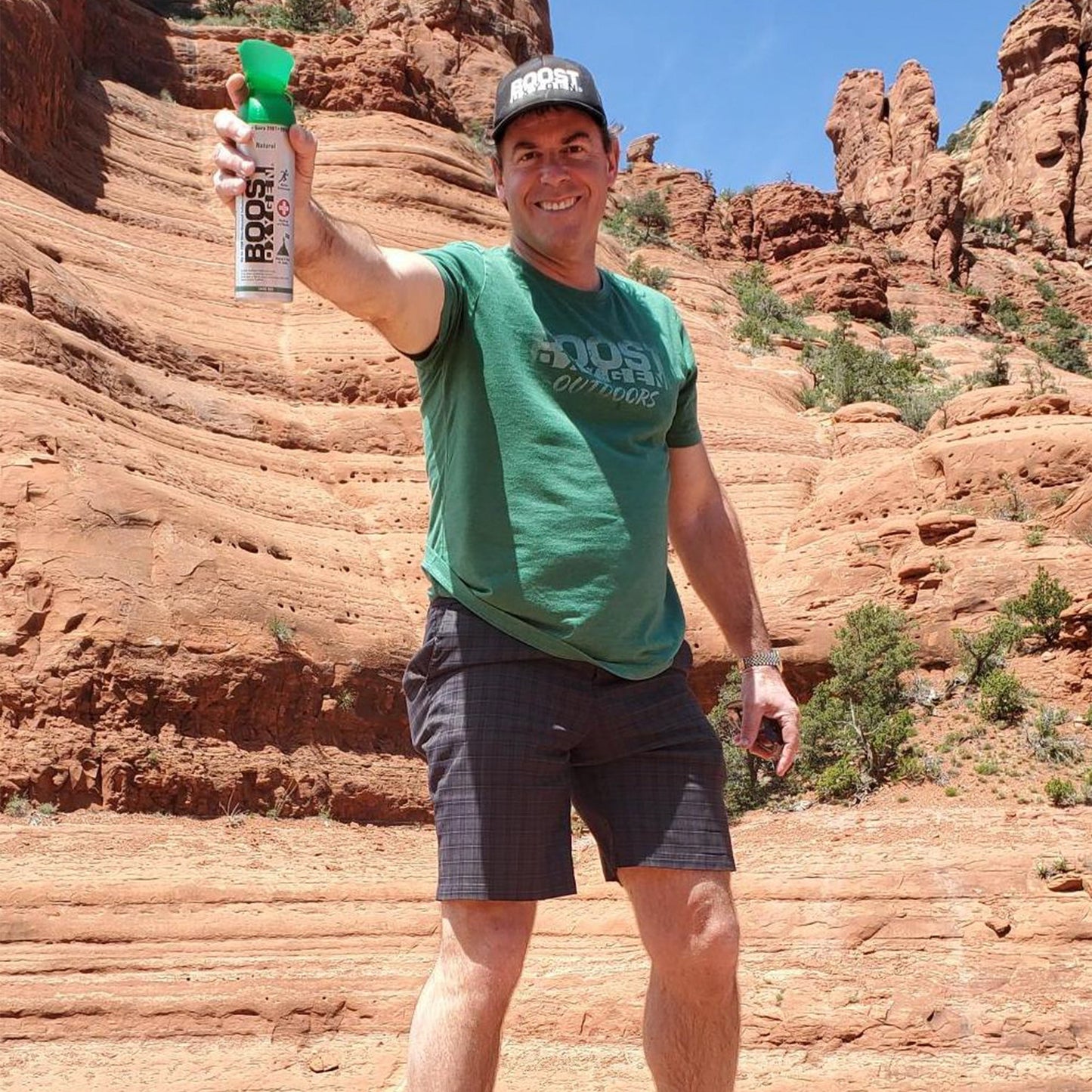 Boost Oxygen Natural Portable 10 Liter Pure Canned Oxygen, Flavorless (5 Pack)