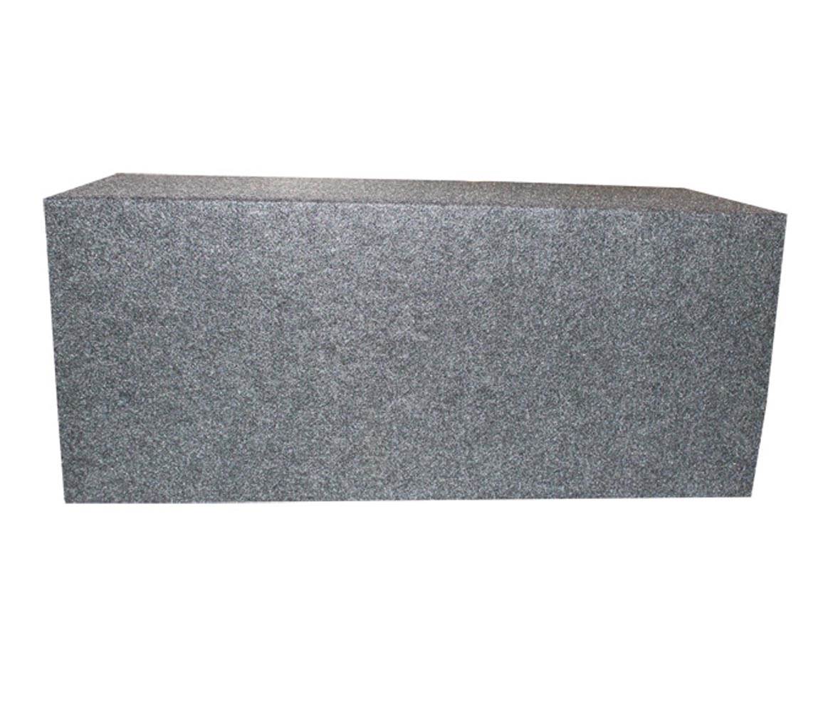 QPower QSMBASS12 Dual 12" Inch Sealed Angled Subwoofer Sub Box Speaker Enclosure - Find Fresh Goods