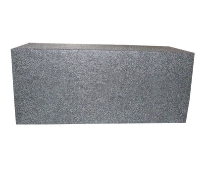 QPower QSMBASS12 Dual 12" Inch Sealed Angled Subwoofer Sub Box Speaker Enclosure - Find Fresh Goods