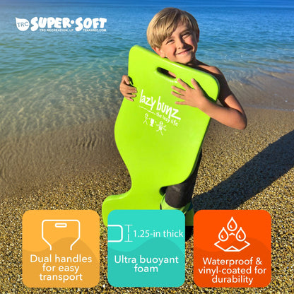 TRC Recreation Lazy Bunz Foam Water Saddle Swimming Pool Float, Flamingo Pink