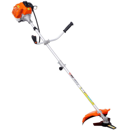 SESSLIFE 3 in 1 Weed Eater/Wacker/Blower Gas Powered, 52CC 2-Cycle Weed Trimmer Lawn Edger with 10'' Brush Cutter, Rubber Handle & Shoulder Strap, Grass String Trimmer Edgers in Lawn Garden
