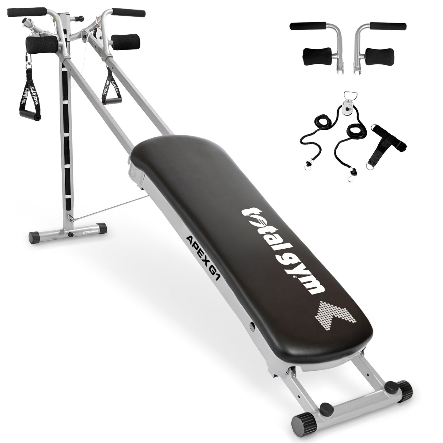 Total Gym APEX G1 Home Fitness Incline Weight Training with 6 Resistance Levels
