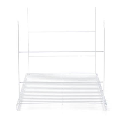 Rubbermaid 24 In Universal Closet Steel Wire Added Storage Hanging Shelf, White