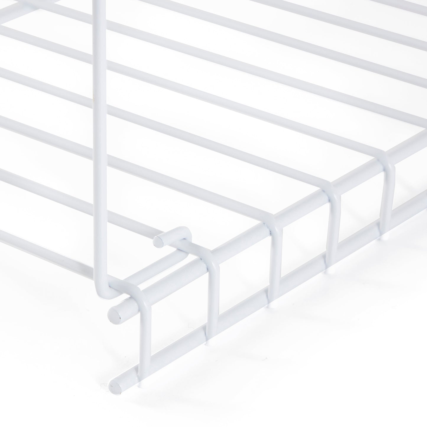 Rubbermaid 24 In Universal Closet Steel Wire Added Storage Hanging Shelf, White