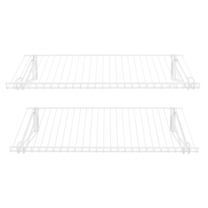 Rubbermaid FG3H9100WHT Configurations Accessories 26-Inch Shelving Kit, White