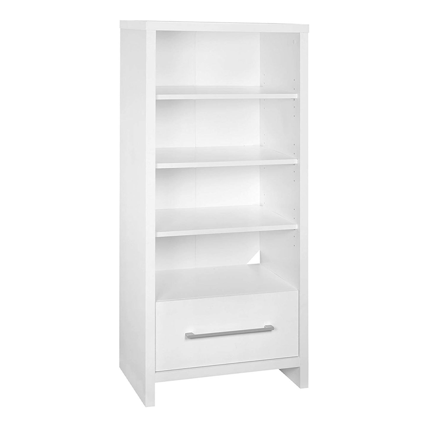 ClosetMaid 165100 Decorative Media Storage Tower Bookcase with Drawer, White