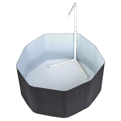 Little Giant Farm Chick/Chicken/Hen/Pullet Brooder Round Plastic Nesting Box Set