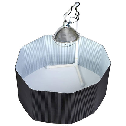 Little Giant Farm Chick/Chicken/Hen/Pullet Brooder Round Plastic Nesting Box Set