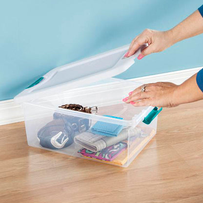 Sterilite 6 Sets of 32 Quart Latch Lid Tote & 12 Sets of 15 Quart Latch Lid Tote