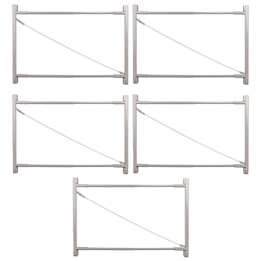 Adjust-A-Gate Steel Frame Gate Building Kit, 36"-72" Wide Up To 6' High (5 Pack)