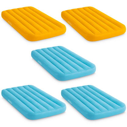 Intex Cozy Kidz Bright & Fun-Colored Inflatable Air Bed w/ Carry Bag (5 Pack)