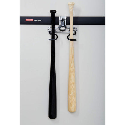 Rubbermaid FastTrack Wall S Hook 2 Handle Tool Storage Organizer Rack (6 Pack)