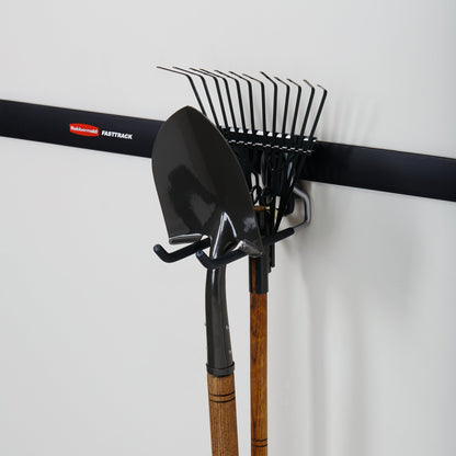 Rubbermaid FastTrack Wall Mounted Garage Storage Utility Multi Hook (4 Pack)