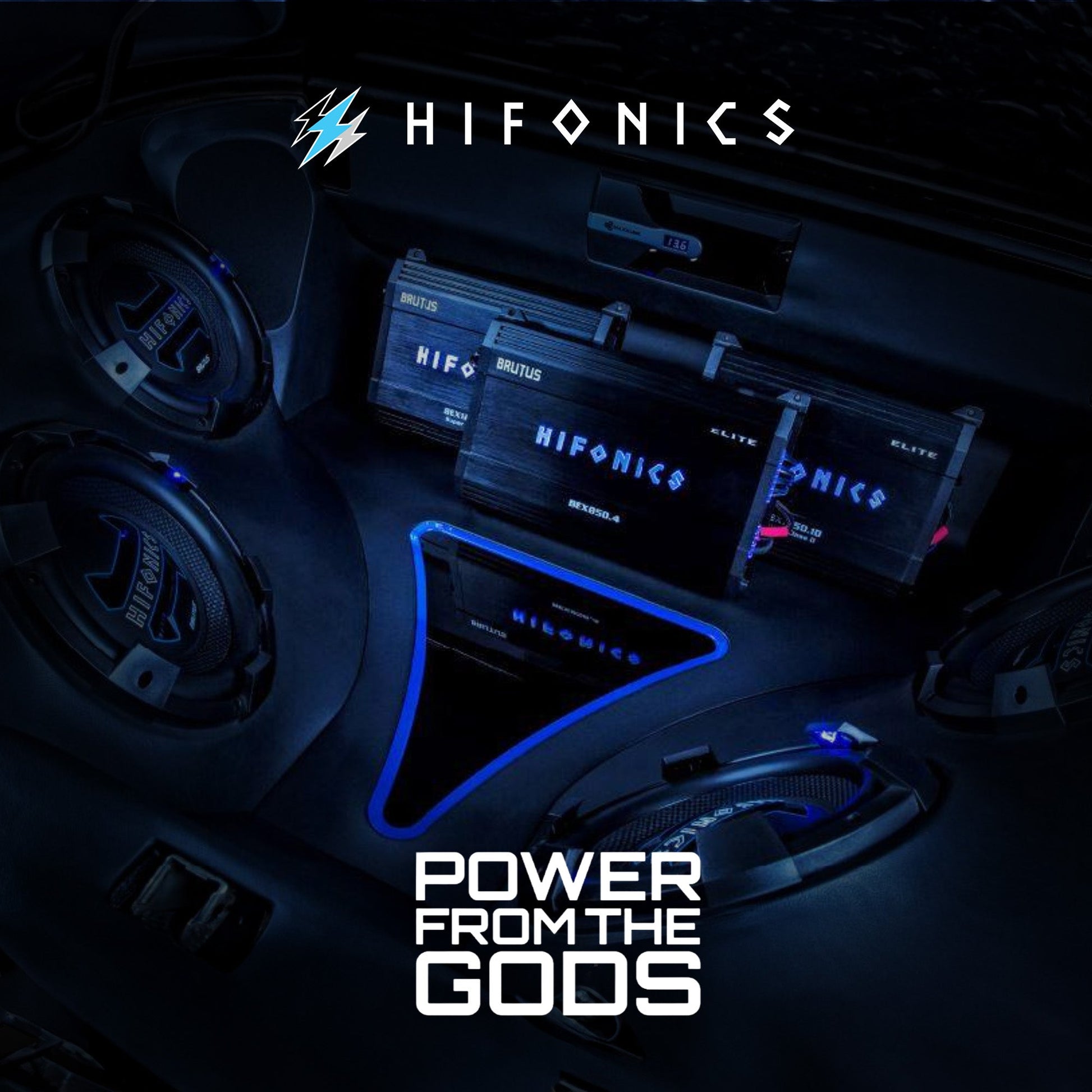 Hifonics ZXX-1000.4 1000 Watt 4 Channel Class A/B Bridgeable Car Amp Amplifier - Find Fresh Goods