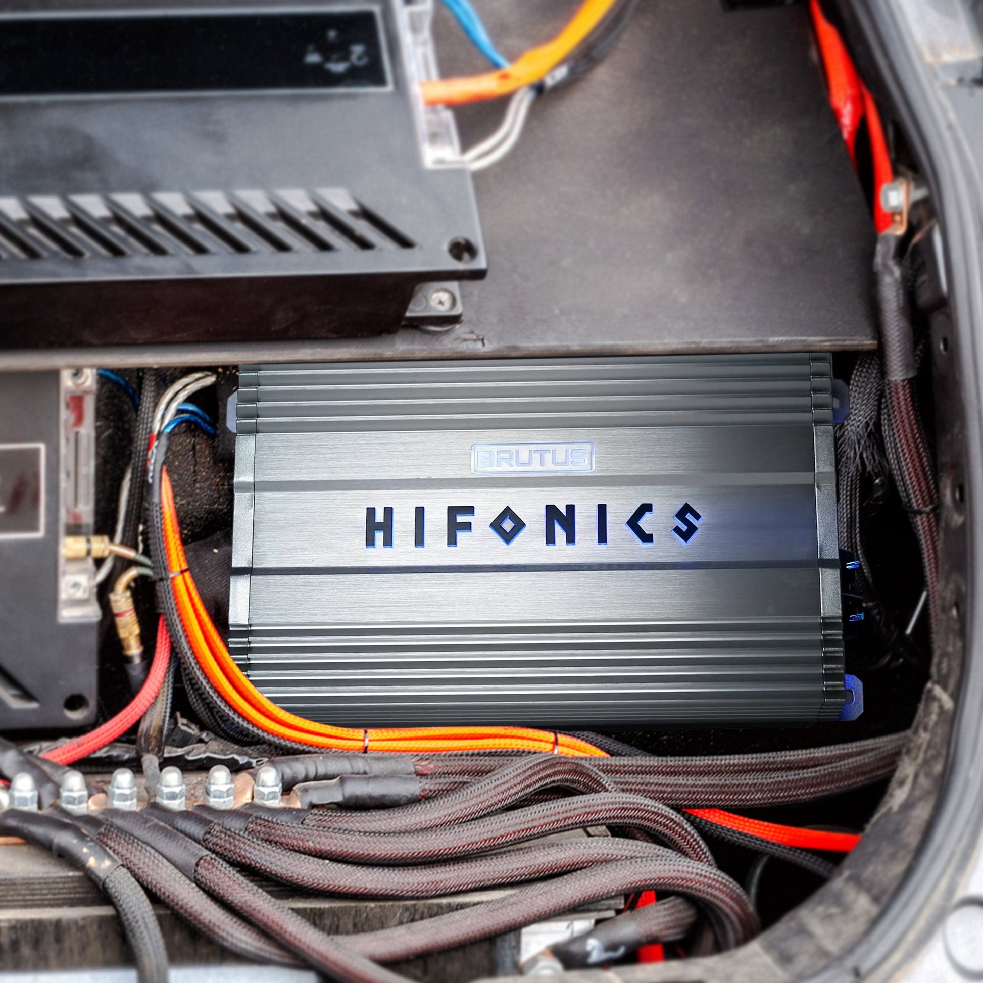 Hifonics BG-4000.1D Brutus Gamma Mono D 4000W Car Audio Subwoofer Amp, Bass Knob - Find Fresh Goods