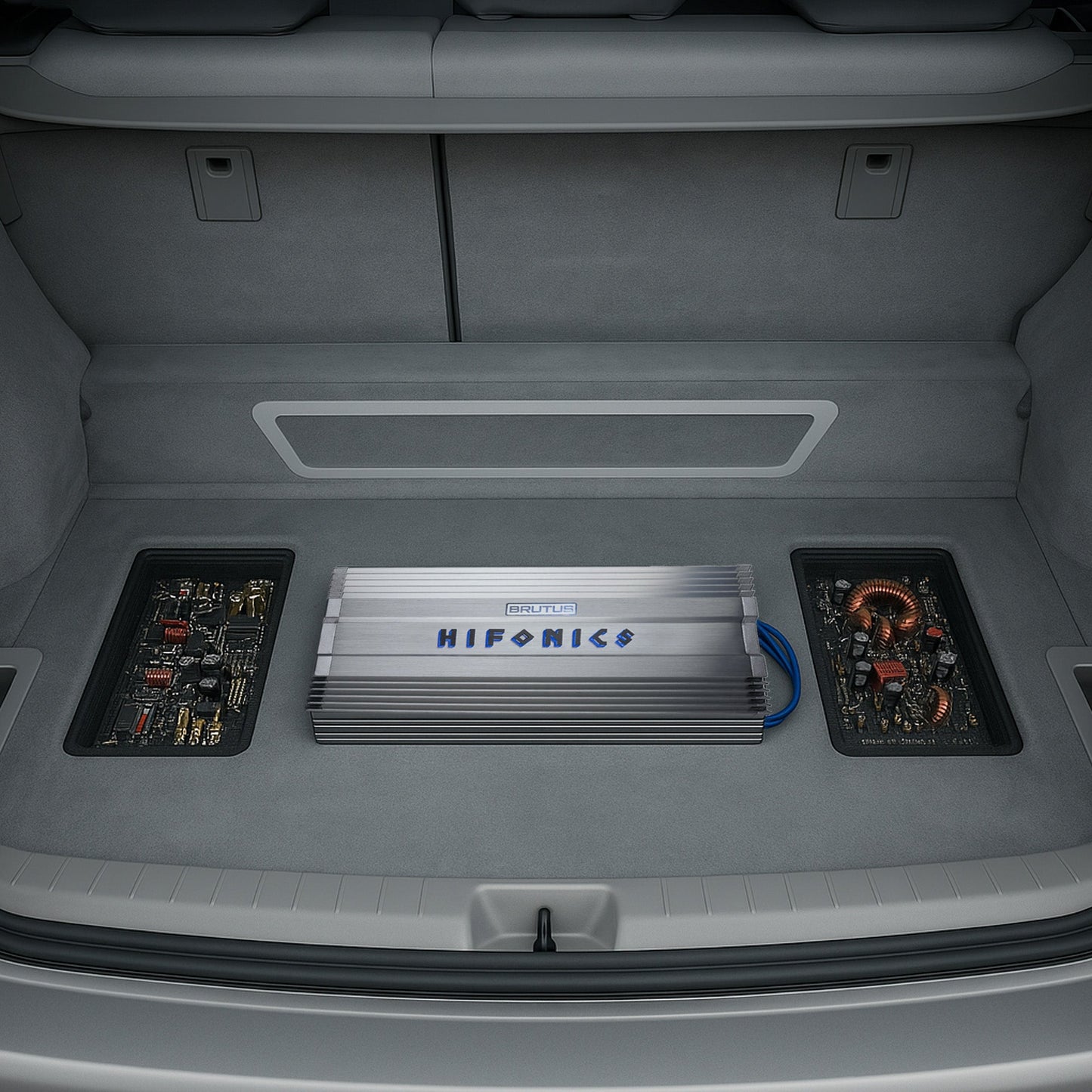 Hifonics BG-1600.4 Brutus Gamma 4 Channel 1600W Car Audio Subwoofer Amplifier - Find Fresh Goods