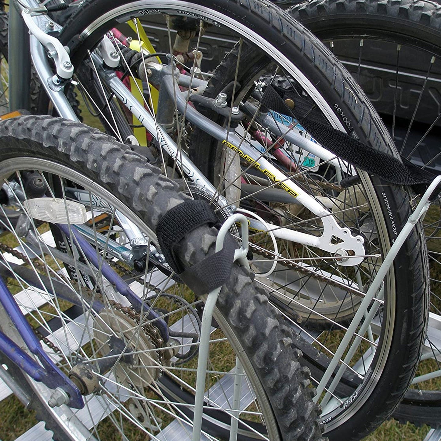 Tow Tuff TTF-2762ACBR Heavy Duty 2-in-1 Aluminum Cargo Carrier with Bike Rack - Find Fresh Goods