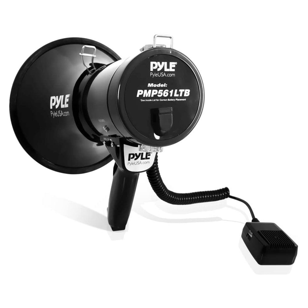 Pyle Portable PA Megaphone Speaker Rechargeable Battery