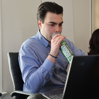 Boost Oxygen Think Tank Natural Portable 10 L Canned Oxygen, Rosemary (12 Pack)