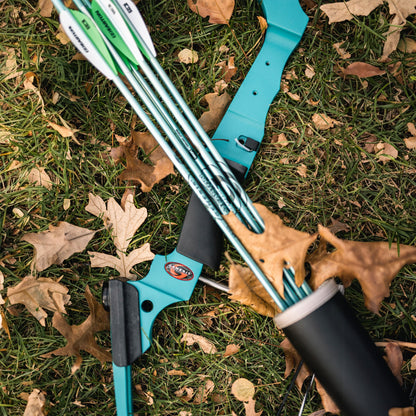 Genesis Archery Compound Bow Adjustable Sizing for Right Handed, Blue (2 Pack)