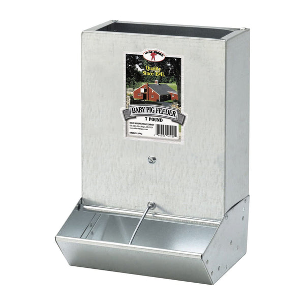 Little Giant BPF2 Mountable 2 Hole Baby Piglet Trough Feeder, 7 Pound Capacity