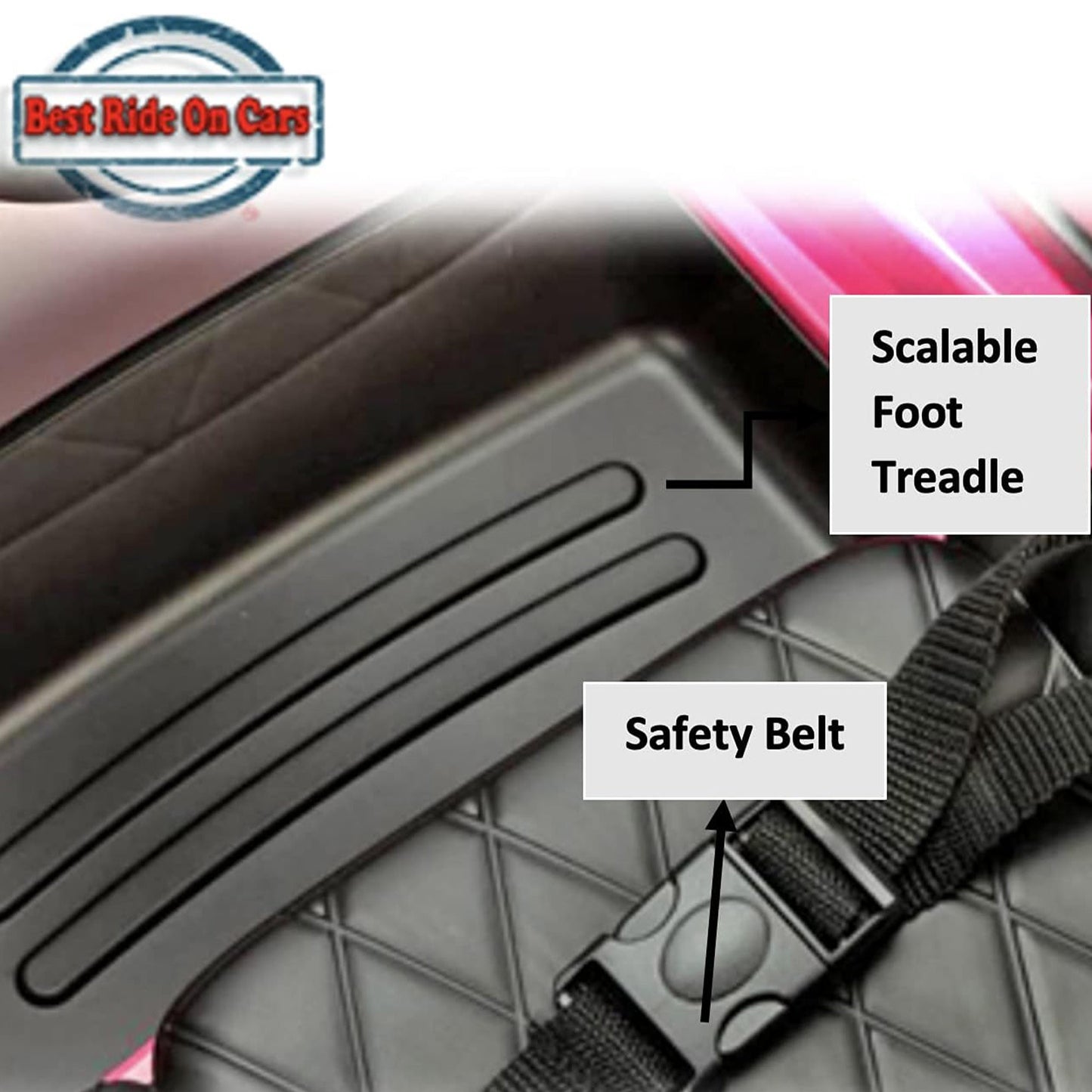 Best Ride On Cars 2-in-1 Fiat 500 Model Baby Toddler Toy Push Car Stroller, Pink