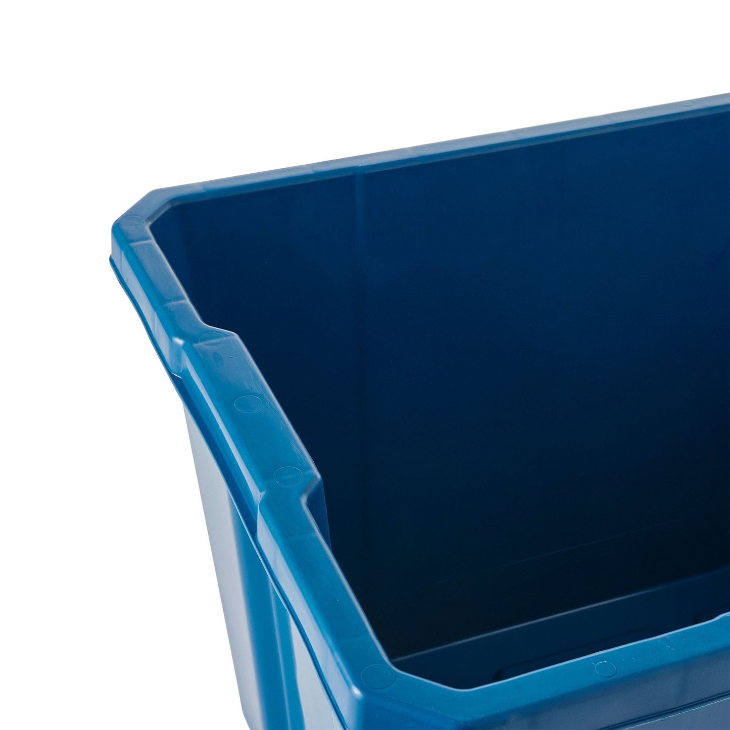 Gracious Living Medium Curbside Blue Box 17 Gallon Home Recycling Bin (12 Pack)