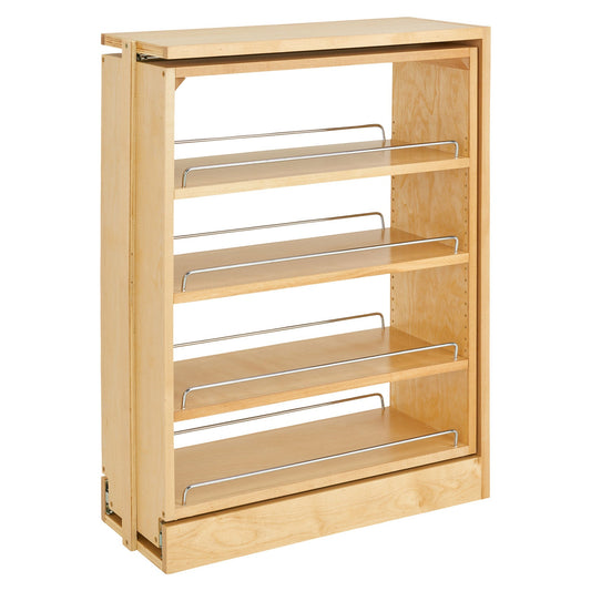 Rev-A-Shelf 9" Pullout Kitchen Cabinet Filler Organizer Spice Rack, 432-BF-9C