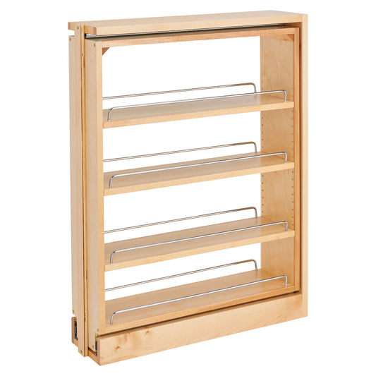 Rev-A-Shelf 6" Pullout Base Filler Cabinet Rack w/ Soft-close, 432-BFBBSC-6C