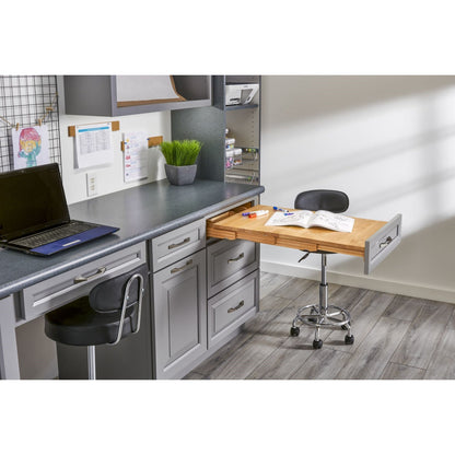Rev-A-Shelf Pullout Wooden Counter Tambour Table for 21.77" Drawers, 4TT-2133-1