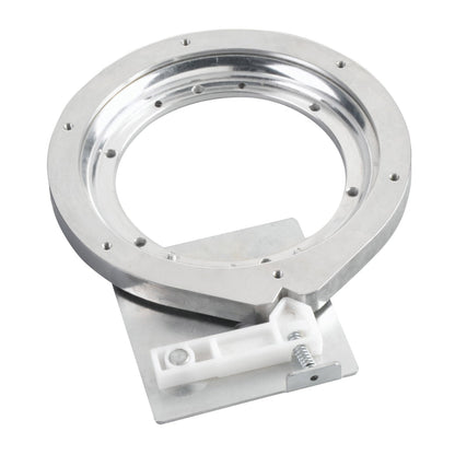 Rev-A-Shelf 22" Lazy Susan D-Shaped w/ Swivel Bearings, 4WLS201-22-BS52