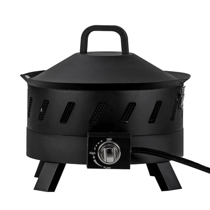 Lava Star Portable Propane Outdoor Fire Pit 17.3-Inch 50,000 BTU Camping Gas Firepit