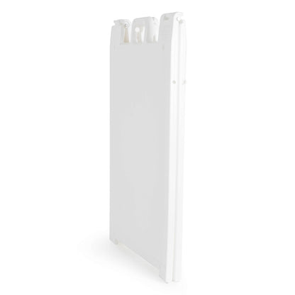 Plasticade Signicade Portable Folding Sidewalk Double Sided Sign Stand, White