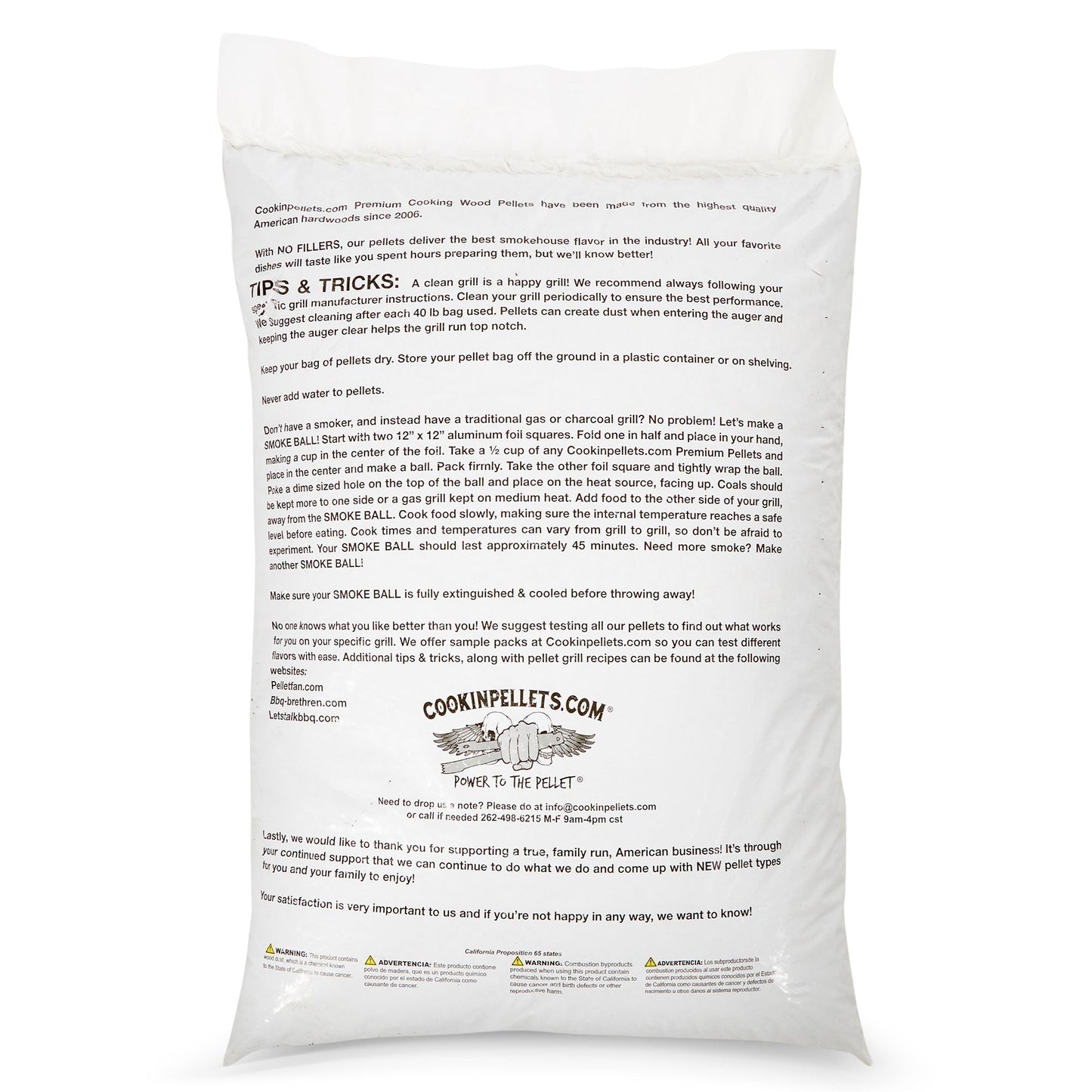 CookinPellets 40 lb Premium Hickory Hardwood Grill Smoker Wood Pellets (3 Pack)