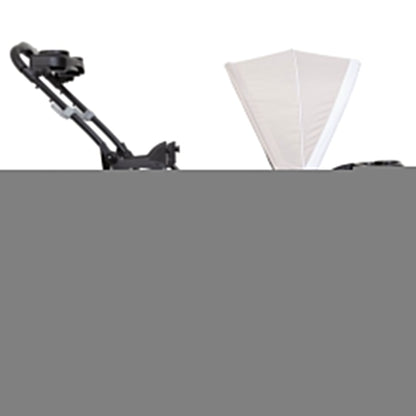 Baby Trend Sit N' Stand Easy Fold Travel Toddler & Baby Double Stroller, Khaki