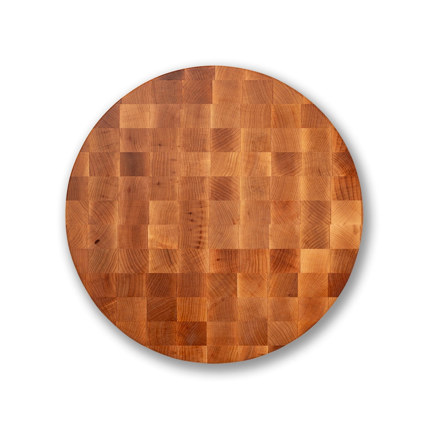 John Boos Maple Wood End Grain Round Board for Kitchen, 18" x 18" x 3"