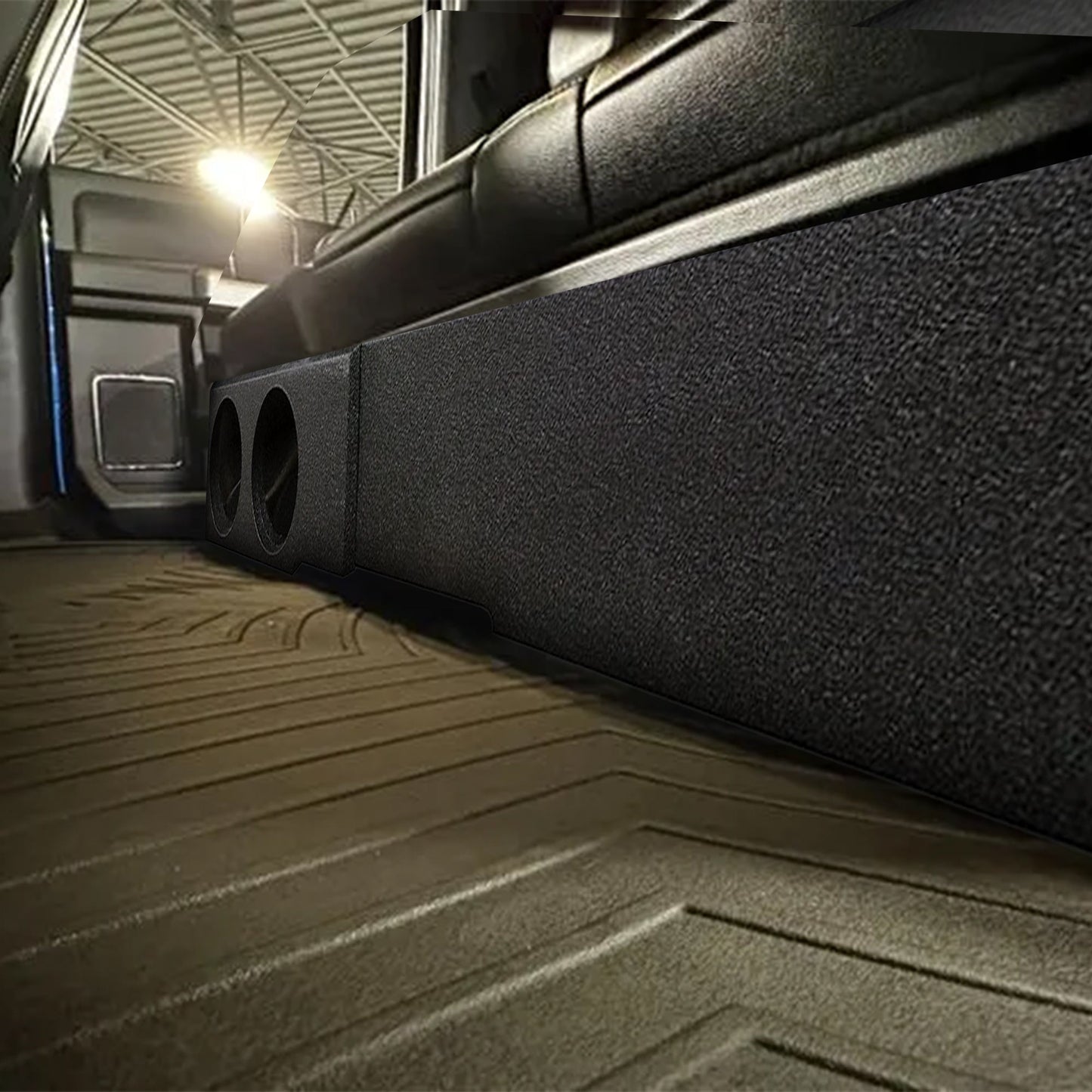 QPower QBGMCFF07208 8 Inch Dual Port Subwoofer Box for GMC and Chevy Crew Cab - Find Fresh Goods